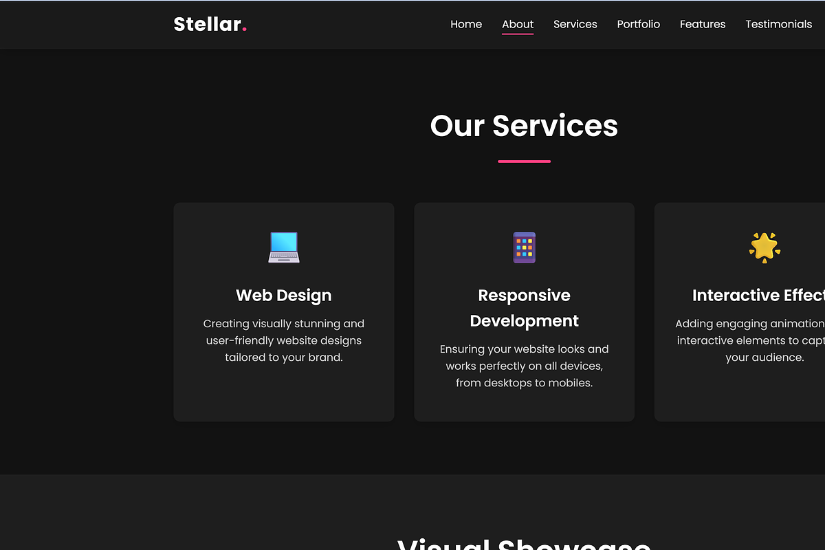 Stellar Theme – 3D Landing, a Landing Page Template by Modern Templates Studios (Photo 1 of 7)