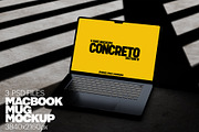 Concreto MacBook Air Mockup Bundle, a Mac Mockup by Banana Mockups (Thumbnail 1 of 5)
