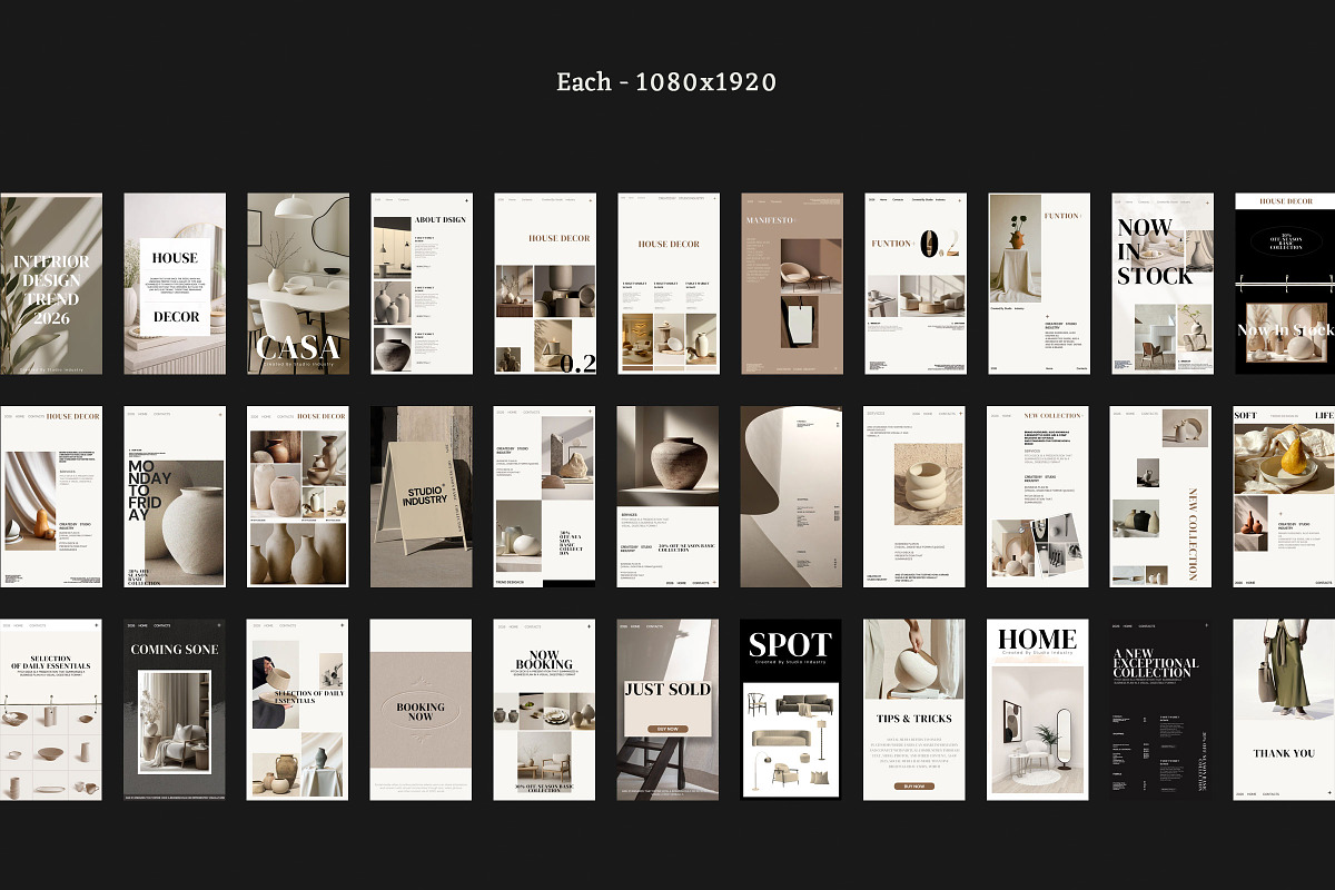CASA / Interior Instagram Template, a Social Media Template by Studio Industry (Photo 9 of 11)