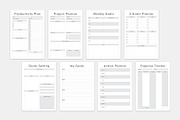 InDesign Planner Bundle Pack Vol.25, a Stationery Template by MNT-Creator (Thumbnail 9 of 10)