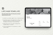 Life Hub Notion Template, a Templates & Theme by OHSIA by Demri Rayanne (Thumbnail 1 of 10)