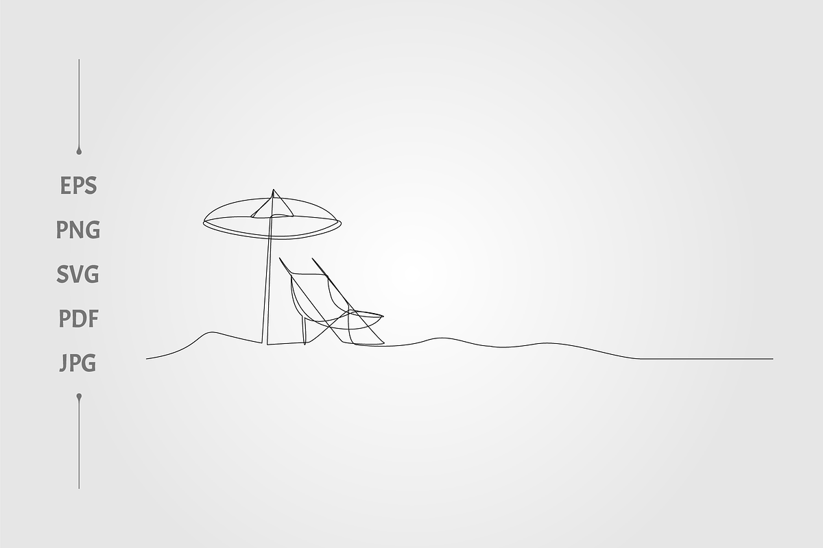 umbrella lounge deck chair, an Object Graphic by lawoel (Photo 1 of 3)