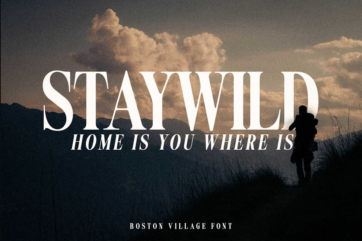 Agency Vinatge Serif Display, a Serif Font by Luna Shop (Photo 8 of 9)
