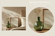 EARTHY NEUTRALS | Frame mockup set, a Household Mockup by SCHÉRI (Thumbnail 3 of 13)