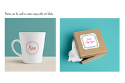 Decorative Circle & Square Frames, a Graphic by Melissa Held Designs (Thumbnail 3 of 6)