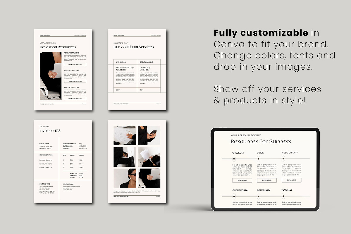 Client Goodbye Packet | Canva Template preview 7