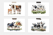 On The Farm Watercolor Collection, an Animal Illustration by artsy-fartsy (Thumbnail 5 of 11)