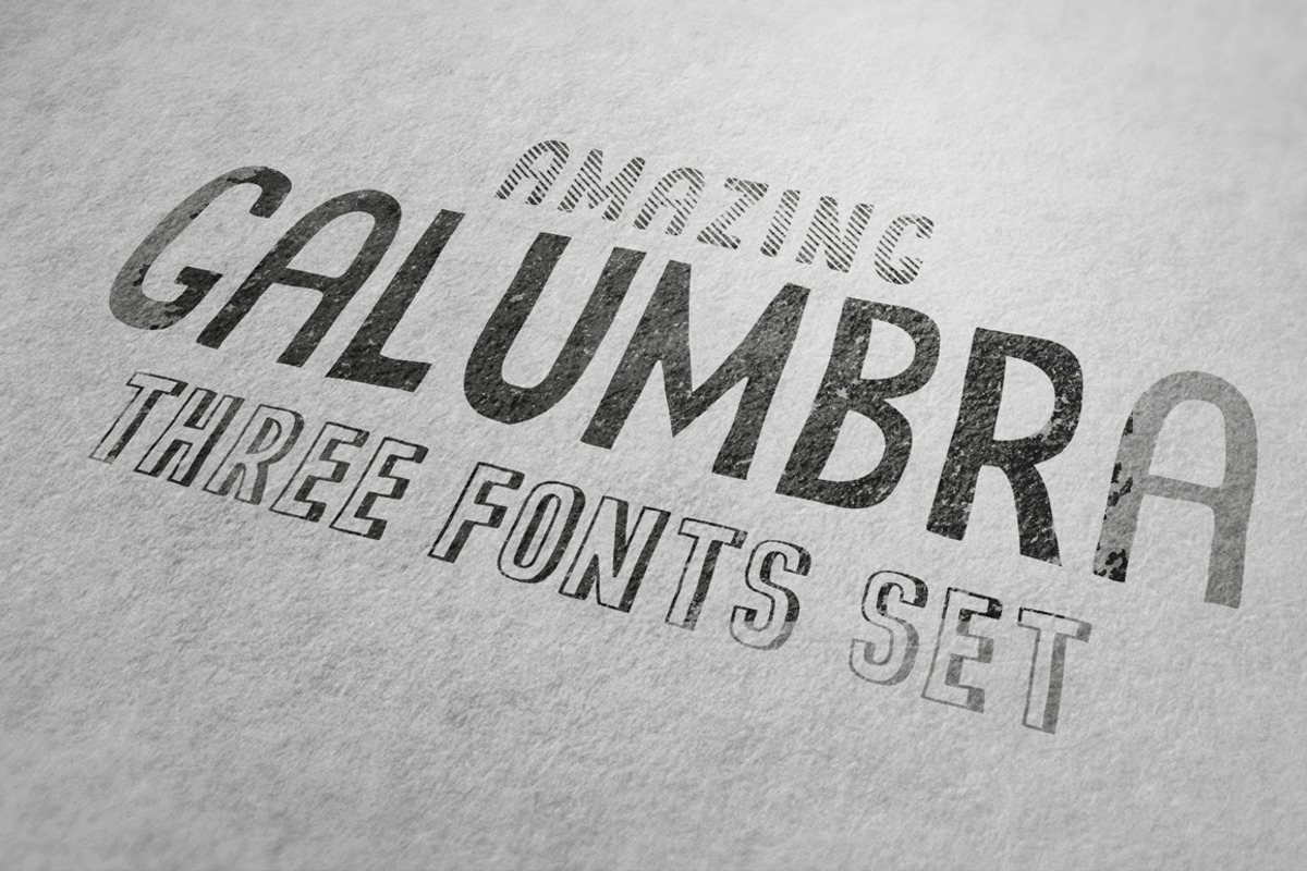 Galumbra Font Set preview 4