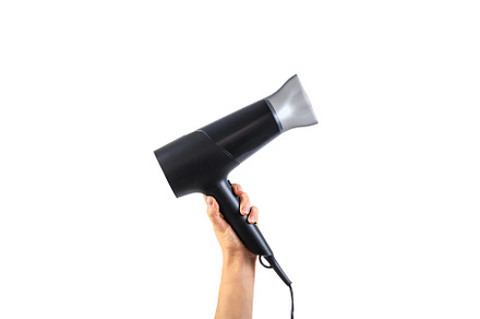 Hairdryer in the hands of a woman, a Beauty & Fashion Photo by yanadjana