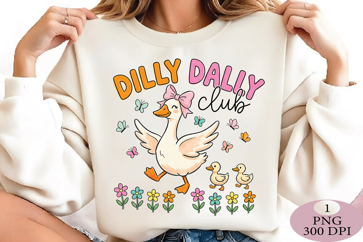 Dilly Dally Duck PNG, an Illustration by Daily.Designs (Photo 3 of 5)