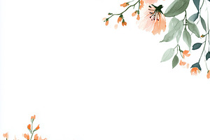 White background with a border of, a Nature Photo by MistyDay