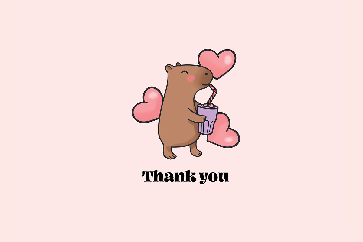 Capybara Days for Procreate, a Brush Add-On by Pencil Twist (Photo 9 of 9)