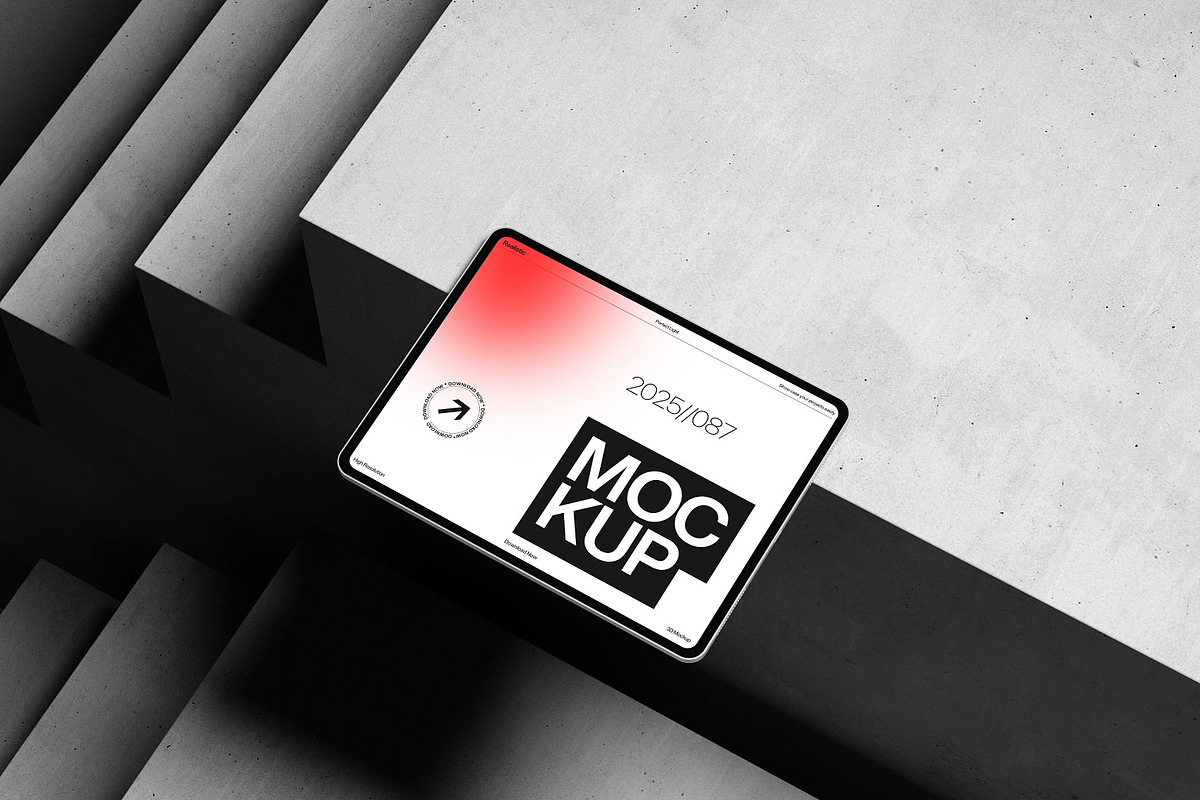 Design iPad Mockup, an iPad Mockup by kreatifreya (Photo 11 of 11)