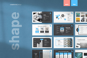 Shape PowerPoint Template, a Presentation Template by Creathrive Design