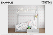 Kids Room and Bedding Mockups, a Product Mockup by mock-ups (Thumbnail 8 of 16)