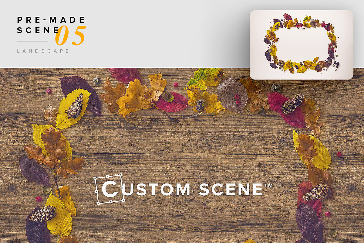 Fall & Autumn Custom Scene Creator, a Product Mockup by Custom Scene (Photo 15 of 22)