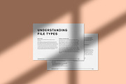 File Type Guide inDesign Template, a Presentation Template by Alexandra Piros Design (Thumbnail 2 of 5)