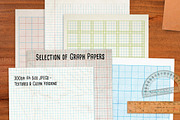 Old School Exercise Book Graph Paper, a Texture Graphic by Fendell Projects (Thumbnail 3 of 3)