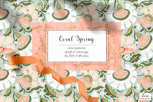 Coral Spring Patterns & Motifs