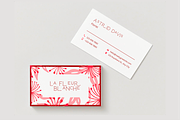 Floral Business Card Template Canva, a Business Card Template by LePosey Studio (Thumbnail 6 of 7)