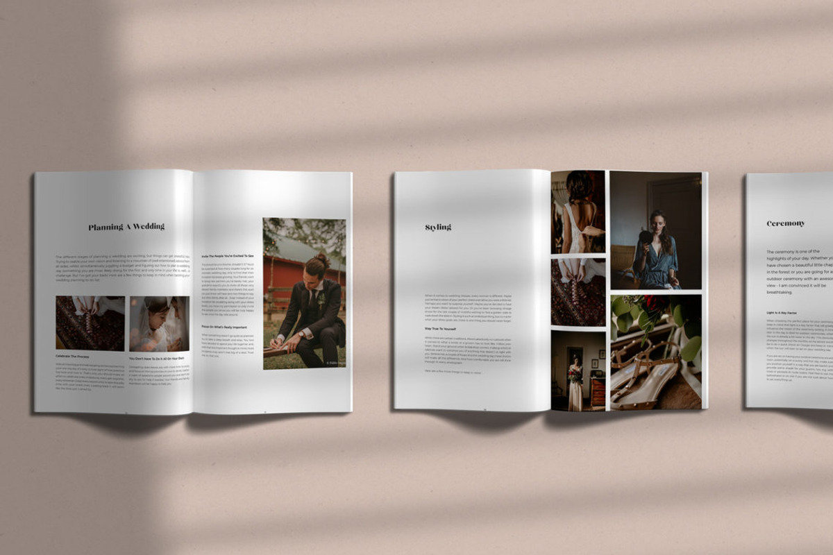 Wedding Guide Template - Minimalist, a Magazine Template by Dirtyboots (Photo 5 of 7)