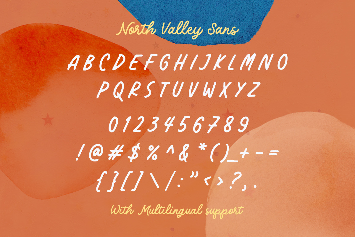 North Valley - Cute Sans and Script, a Font by Letterhend Studio (Photo 9 of 9)