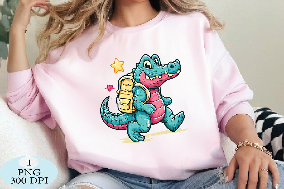 Back To School Later Gator PNG, a Seasonal Illustration by Daily.Designs (Photo 3 of 5)