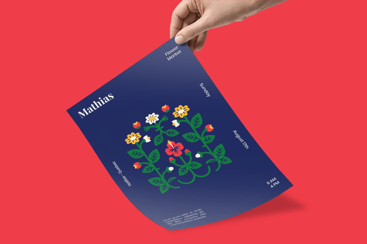 Mathias Poster Design Template, a Flyer Template by monzlab