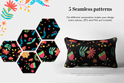 Hand-painted folk gouache pattern, a Decorative Illustration by Folkheart (Thumbnail 4 of 11)