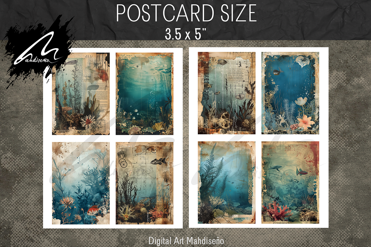 Grunge Nautical World Paper, a Background Graphic by Digital Art Mahdiseño (Photo 9 of 10)