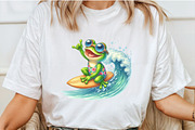 Frog Enjoying Summer Holiday ClipArt, an Illustration by Craft Nest (Thumbnail 3 of 6)
