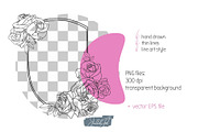 Vintage Roses Wedding, an Object Graphic by JuDesign (Thumbnail 3 of 5)