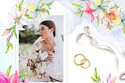 Lilies watercolor set, an Illustration by MitrushovaArt (Thumbnail 2 of 14)