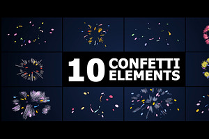 Holiday Confetti Motion Graphics