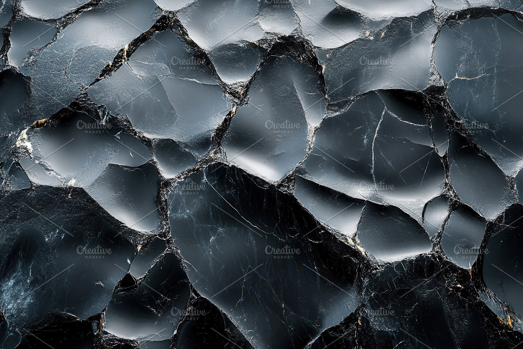 Dark textured rock surface showcasin, a Photo by Tanuart