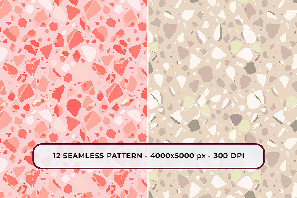 Colorful Terrazzo Seamless Pattern, a Pattern Graphic by RevintageStudio (Photo 5 of 9)