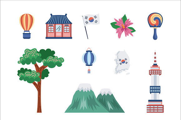 Korean Culture Illustration Set preview 2