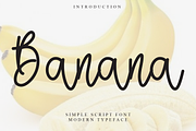 Banana, a Handwritten Font by FreshTypeINK (Thumbnail 1 of 7)