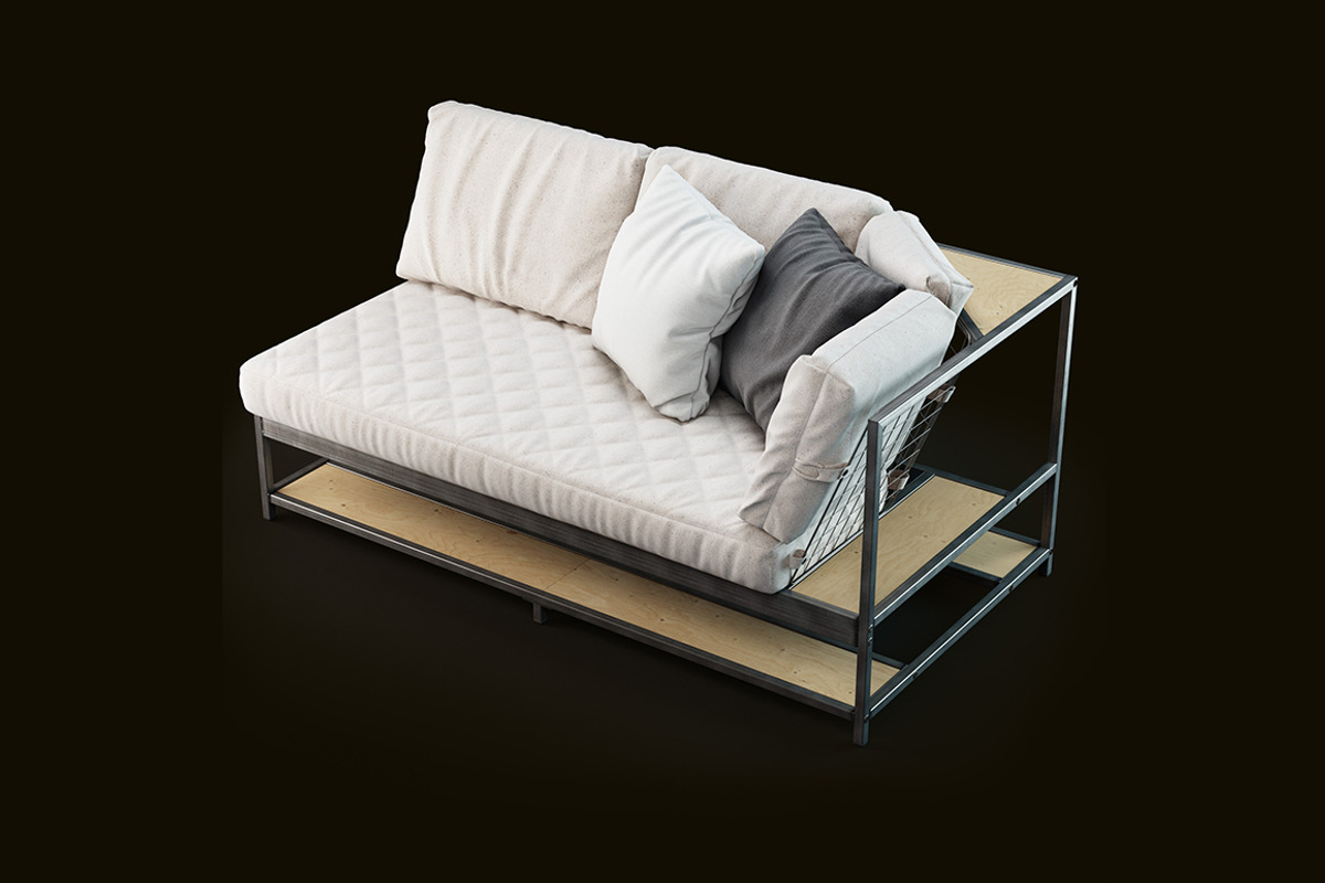 IKEA Ekebol Sofa, a Furniture 3D Model by dk 3d models (Photo 5 of 8)
