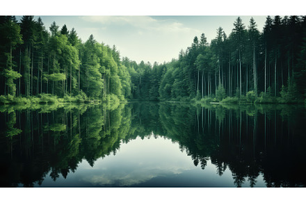 nature green background forest ai, a Background Photo by pikepicture