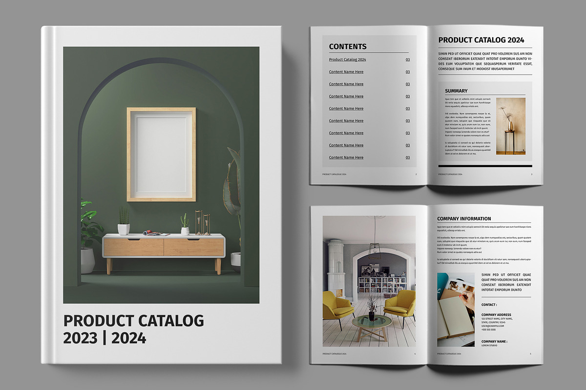Product Catalogue Design Template