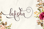 Latisha, a Script Font by PutraCetol Studio (Thumbnail 1 of 10)