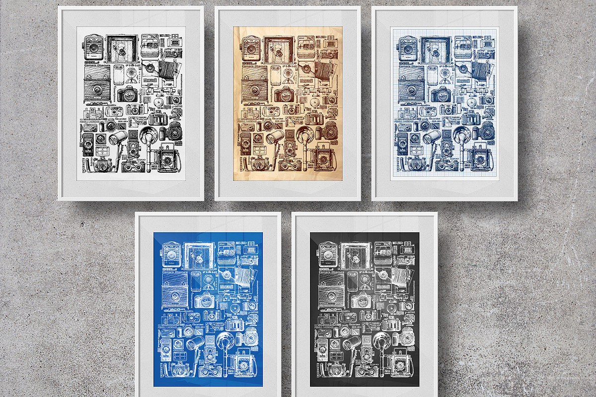 Types of photo cameras, an Education Illustration by CatMadePattern (Photo 2 of 8)