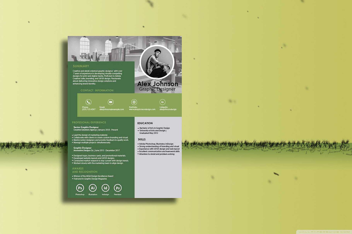 Resume Graphic Design_29, a Resume Template by dulchaer29