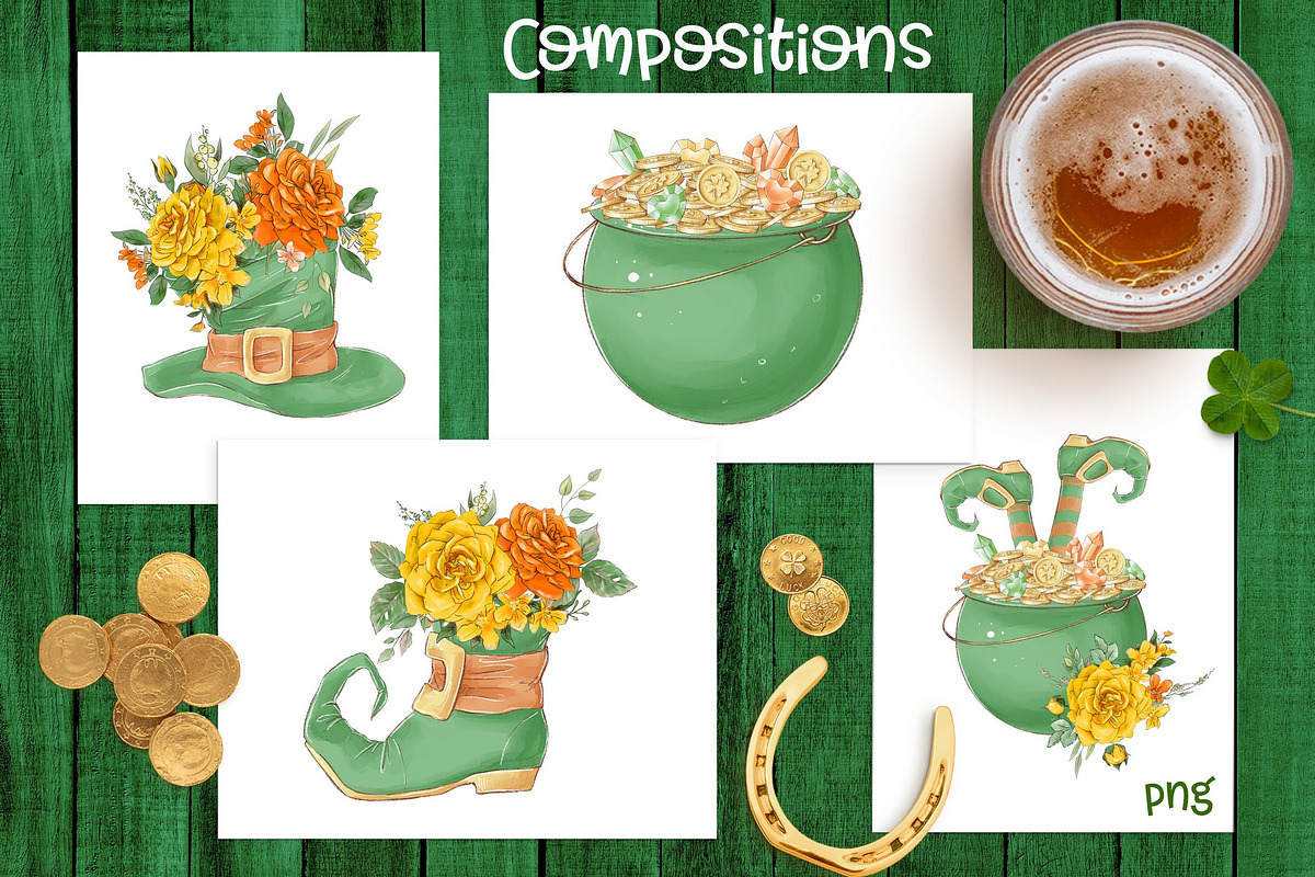 Gnome St. Patrick's Day, an Illustration by Yuliya Art (Photo 3 of 6)