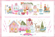 Watercolor Christmas Wonderland, an Object Graphic by Kattypainting (Thumbnail 1 of 6)