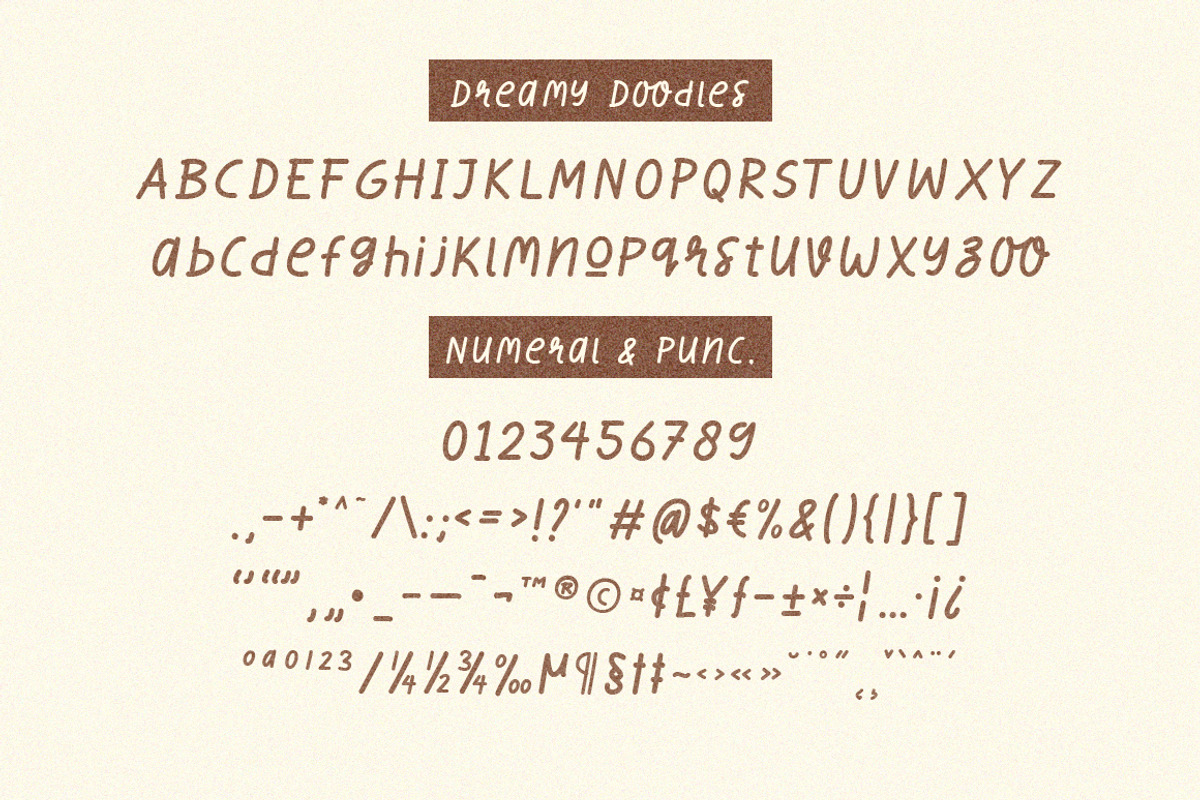 Dreamy Doodles - Playful Font, a Handwritten Font by Typebae (Photo 6 of 8)