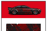 Dynamic Car Wrap Design, an Object Illustration by CarWrap design (Thumbnail 2 of 3)