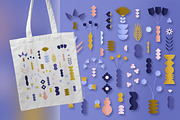 FORMS & FLOWERS | Geometric Elements, a Decorative Illustration by SOKO Design (Thumbnail 2 of 15)