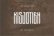 KISJOTIGH, a Font by Kreabie (Thumbnail 1 of 3)